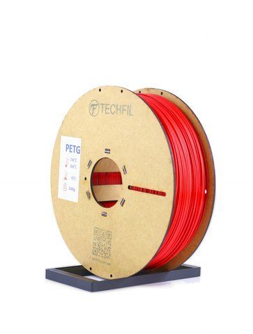 PETG філамент Червоний 074 Techfil 1.75 мм 1 кг PETG074-1000-RED фото