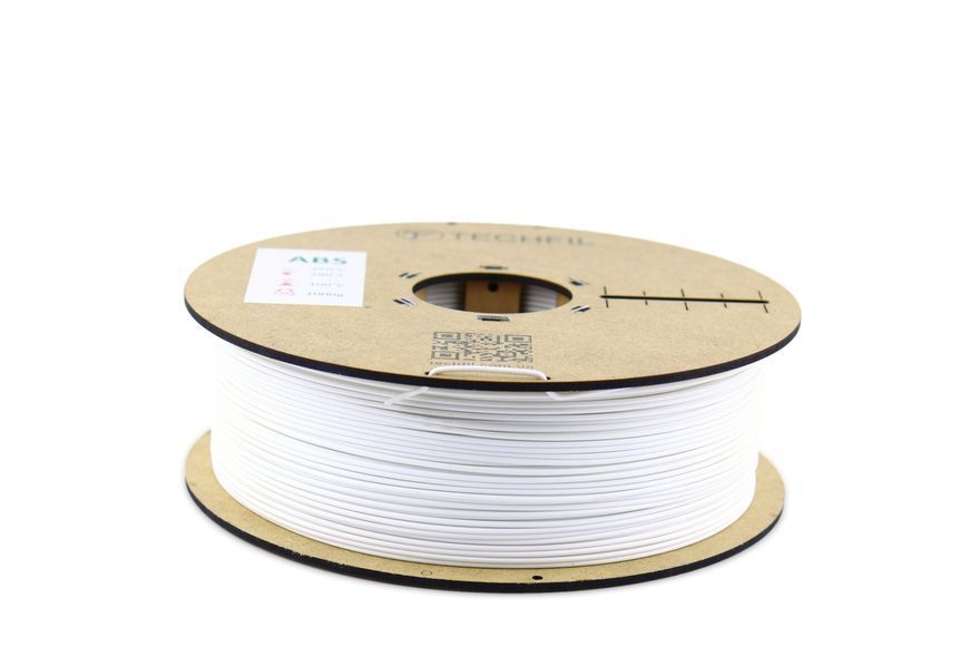 ABS філамент Білий 171 Techfil 1.75 мм 1.0 кг ABS171-1000-WHITE фото