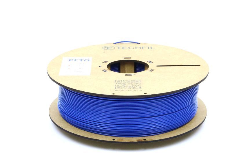 PETG Синій Шовк 074 Techfil 1.75 мм 1 кг PETG074-1000-BLUE-SILK фото