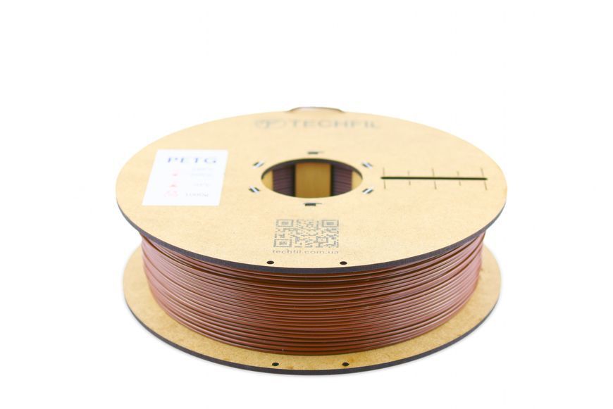 PETG філамент Коричневий 074 Techfil 1.75 мм 1 кг PETG074-1000-BROWN фото