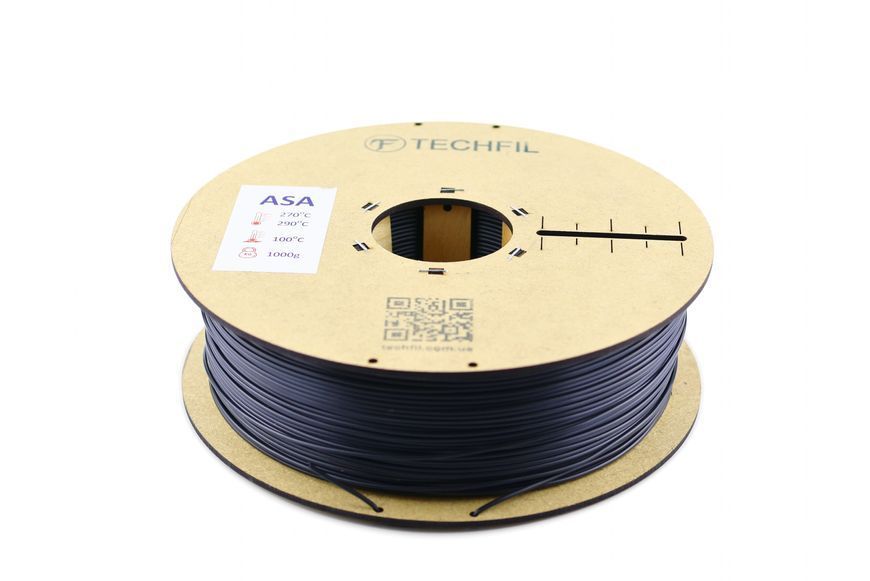 ASA филамент Черный 912 Techfil 1.75 мм 1.0 кг ASA912-1000-BLACK фото