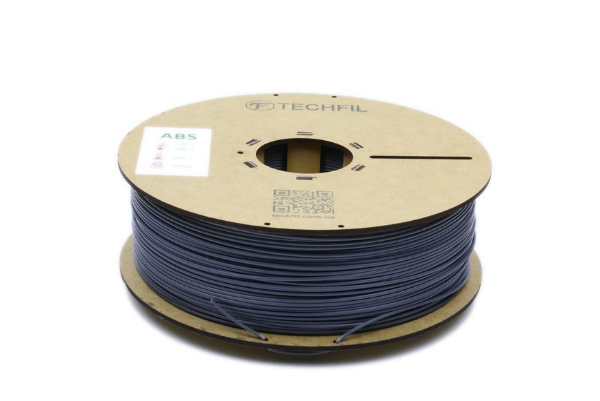 ABS Темно-Сірий 171 Techfil 1.75 мм 1.0 кг ABS171-1000-GREY-DARK фото